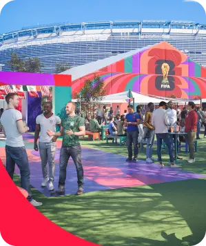 Aficionados en el estadio